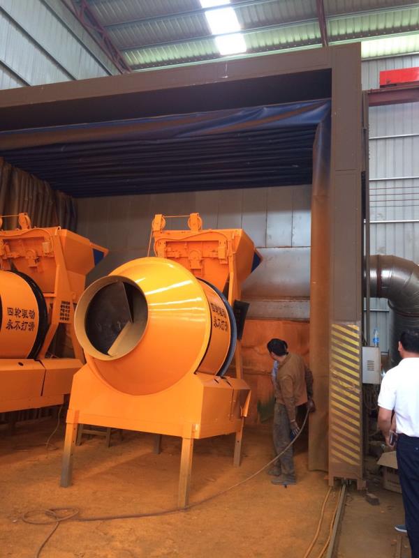 无泵水幕喷漆房